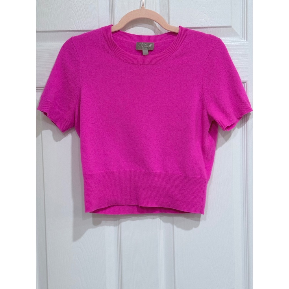 J.Crew Cashmere Shrunken T-Shirt (100% Cashmere) Medium